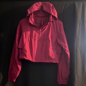 Lululemon Athletica Pink Utility Jacket with Hood
